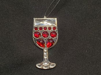 Ornament Crystal Wine Glass