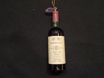 Wine Bottle Orn